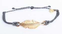 Gold Feather Dark Grey